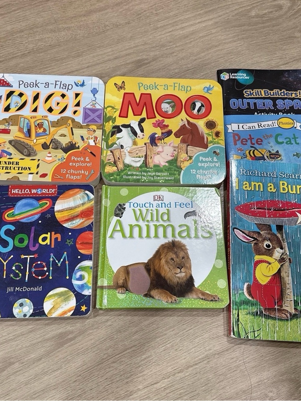 Touch and Feel Wild Animals Board Book - Green